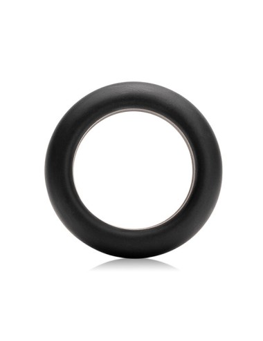 JE JOUE - MAXIMALER STRETCH-COCKRING AUS SILIKON - SCHWARZ