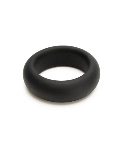 JE JOUE - MAXIMALER STRETCH-COCKRING AUS SILIKON - SCHWARZ