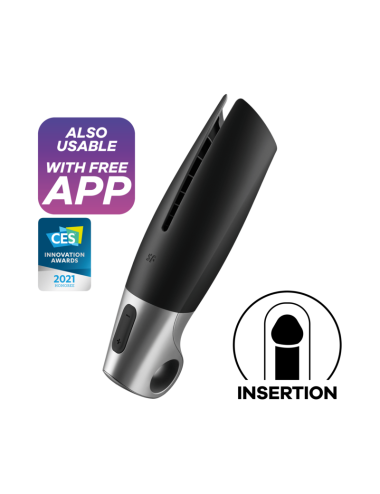 SATISFYER POWER MASTURBATOR - SCHWARZ