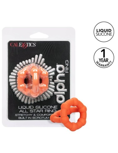 CALIFORNIA EXOTICS ALPHA ALL-STAR-RING ORANGE