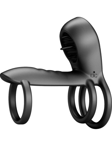 PRETTY LOVE - JAMMY PENIS-HÜLLE 12 VIBRATIONEN MIT WIEDERAUFLADBARER SILIKON-ZUNGE