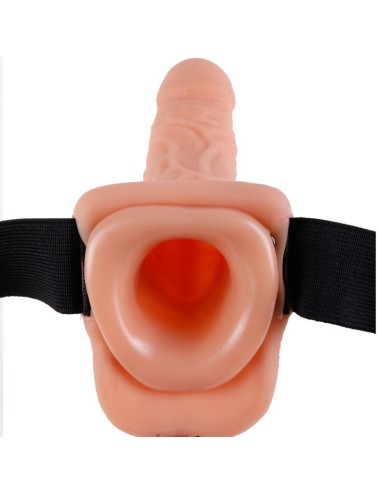 FETISH FANTASY SERIES - VERSTELLBARES GURT MIT FERNBEDIENUNG, REALISTISCHER PENIS MIT HODEN 23 CM
