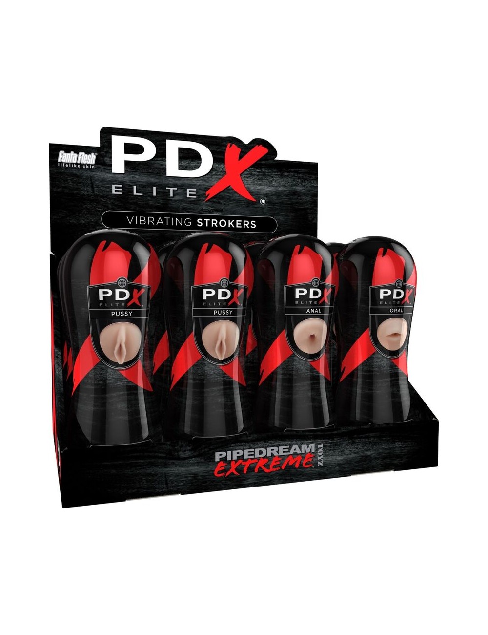 PDX ELITE - STROKER SET 12 EINHEITEN: 6X VAGINA PDX ELITE - STROKER SET 12 EINHEITEN: 6X VAGINA