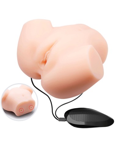 CRAZY BULL - REALISTISCHE VAGINA- UND ANUS-DOPPELVIBRATION