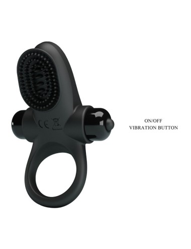 PRETTY LOVE - VIBRATORRING II FÜR DEN SCHWARZEN PENIS