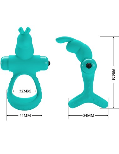PRETTY LOVE - FIGGY GREEN RABBIT VIBRATORRING