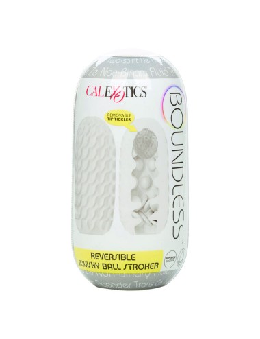 CALIFORNIA EXOTICS - BOUNDLESS REVERSIBLE SQUISHY BALL STROKE GELB