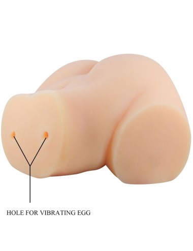 CRAZY BULL - REALISTISCHER VAGINA- UND ANUS-VIBRATOR EMILIA