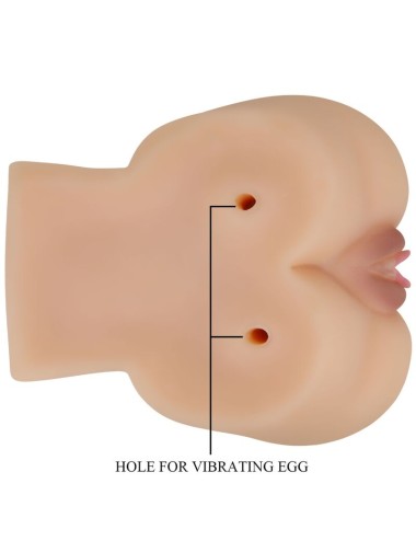 CRAZY BULL - REALISTISCHER VAGINA- UND ANUS-KYLIE-VIBRATOR
