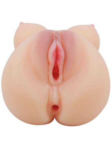 CRAZY BULL - REALISTISCHER VAGINA- UND ANUS-VIBRATOR HANNAH