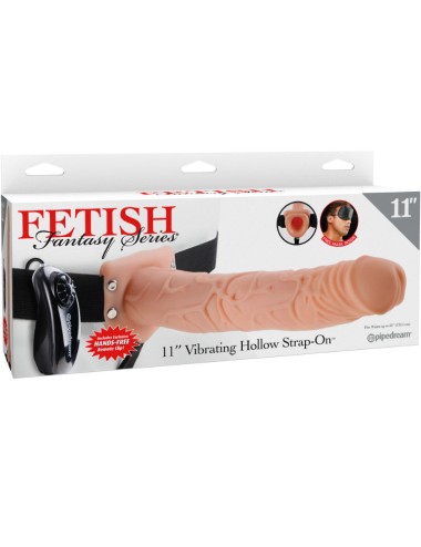 FETISH FANTASY SERIES - 11 HOLLOW STRAP-ON VIBRIEREN MIT BLLEN 27