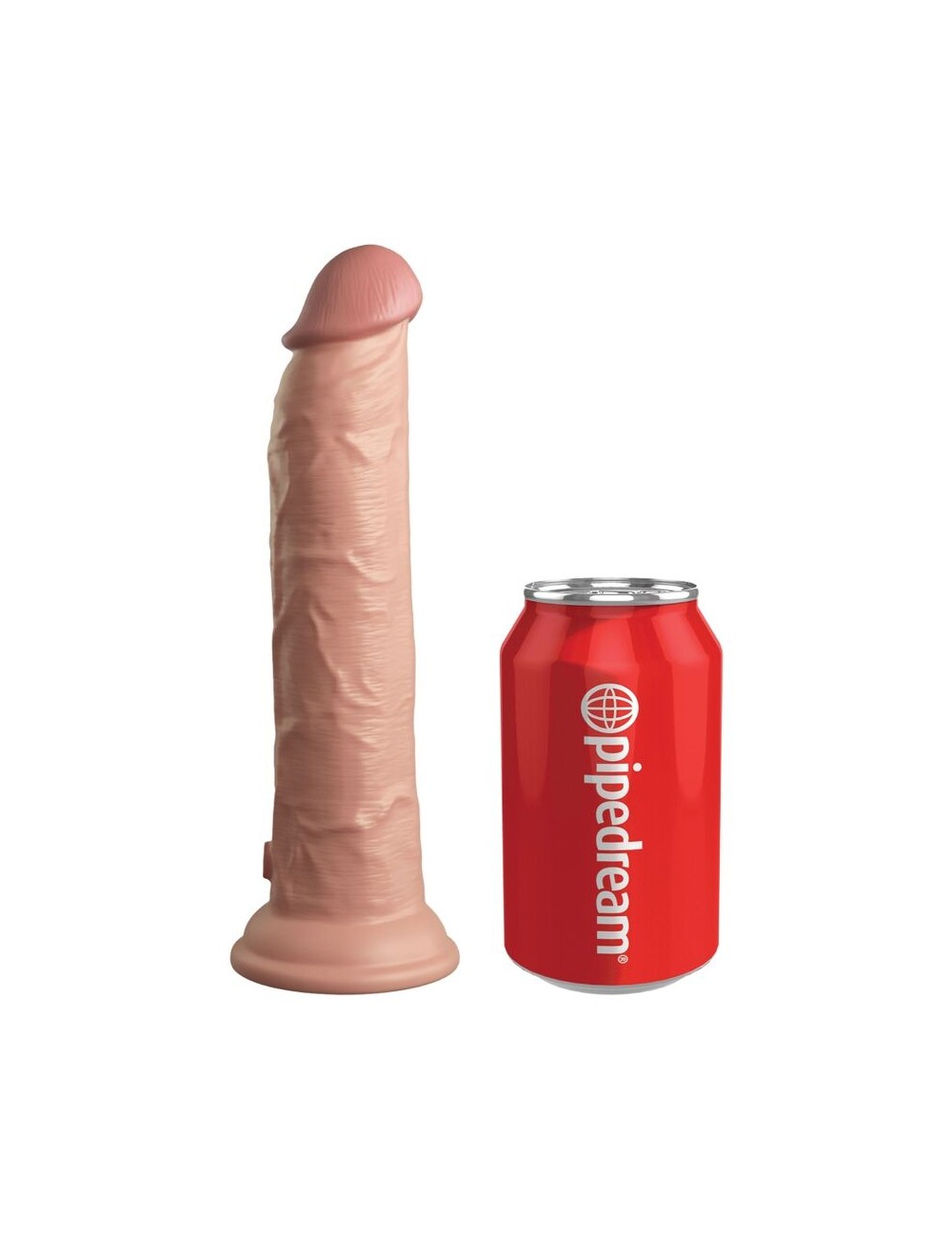 KING COCK - ELITE REALISTISCHER DILDO VIBRATOR & SILIKON FERNBEDIENUNG 23 CM