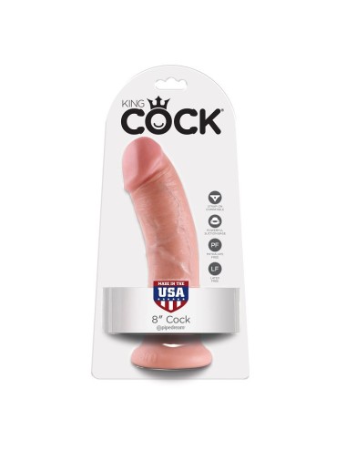 KING COCK - 8 DILDO FLEISCH 20.3 CM
