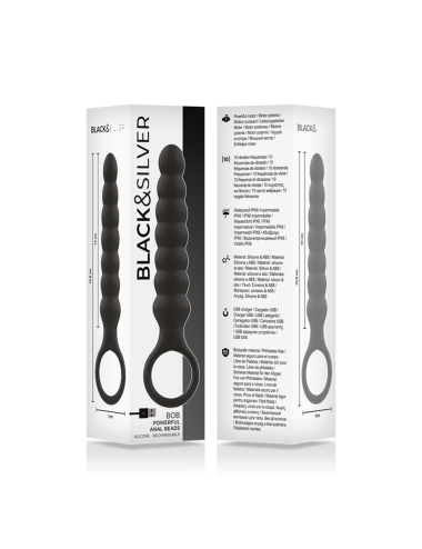 BLACK&SILVER - BOB LEISTUNGSSTARKER ANAL-DILATOR AUS SILIKON