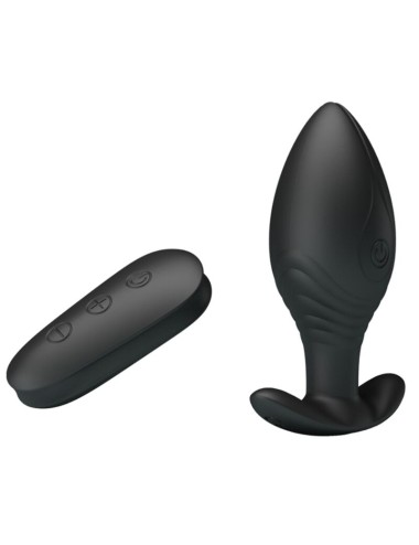 PRETTY LOVE - REGINA ANAL PLUG WIEDERAUFLADBARER VIBRATOR SCHWARZ