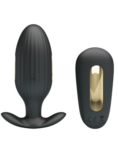 PRETTY LOVE - KELLY PLUG ANAL WIEDERAUFLADBARER VIBRATOR SCHWARZ