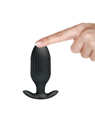 PRETTY LOVE - KELLY PLUG ANAL WIEDERAUFLADBARER VIBRATOR SCHWARZ
