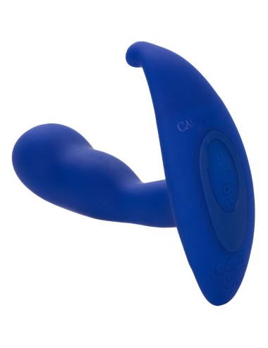 ADMIRAL - GEBOGENER ANALSTIMULATOR & VIBRATOR BLAU