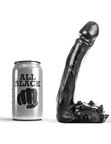 ALL BLACK - REALISTISCHER DILDO 19 CM
