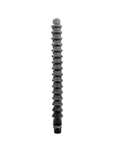 ALL BLACK - MEGA RIPPLE SHOWER ANAL SILIKON 28