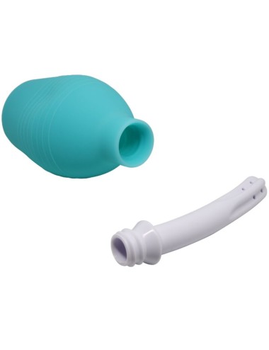 MR PLAY - ANAL-BIRNE-BLAUE GUMMI-DUSCHE