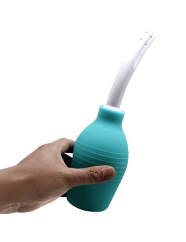 MR PLAY - ANAL-BIRNE-BLAUE GUMMI-DUSCHE