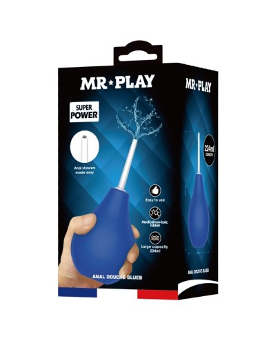 MR PLAY - LEISTUNGSSTARKER VIBRATOR MIT FERNBEDIENUNG, ANALSTECKER, SCHWARZ