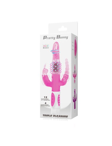 BAILE - PRETTY BUNNY DREIFACHER VIBRATOR ROTATOR