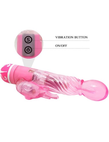 BAILE - MULTISPEEDVIBRATOR MIT ROSA STIMULATOR