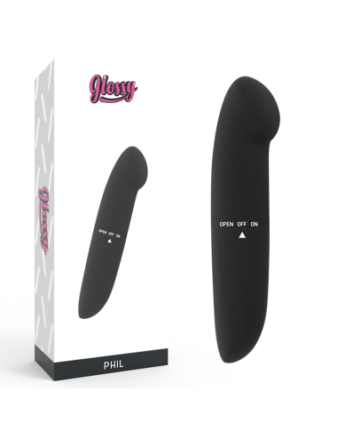 GLOSSY - PHIL VIBRATOR SCHWARZ