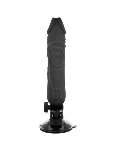 BASECOCK - REALISTISCHER VIBRATOR MIT FERNBEDIENUNG SCHWARZ 20 CM -O- 4 CM