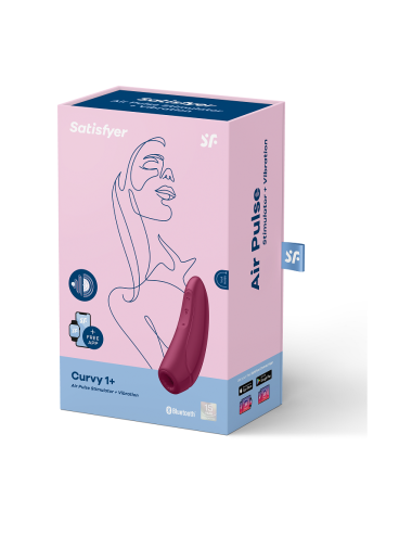 SATISFYER - CURVY 1 + ROT PINK