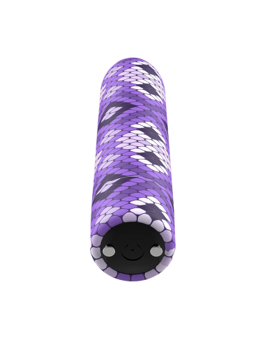 CUSTOM BULLETS - RECHARGEABLE SNAKE PURPLE MAGNETIC BULLET 10V