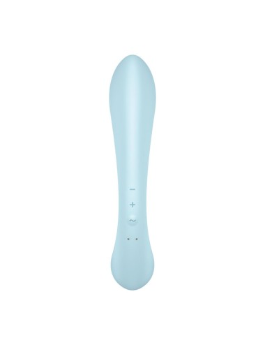 SATISFYER TRIPLE OH HYBRID VIBRATION - BLAU
