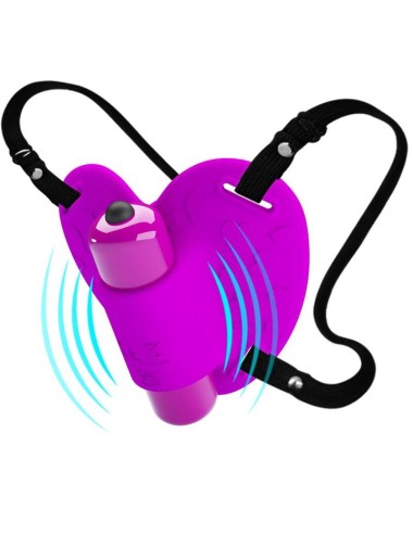 PRETTY LOVE - HEARTBEAT CLITORIS MASSAGER 10 VIBRATIONSMODI LILA