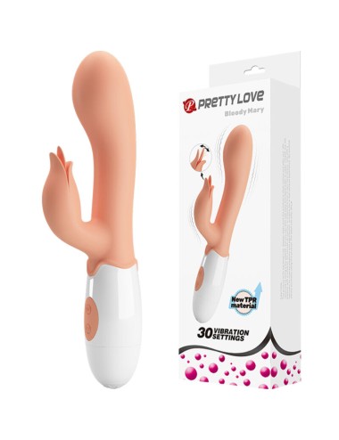 PRETTY LOVE - BLOODY MARY VIBRATOR MIT STIMULATOR