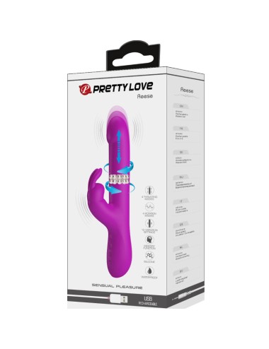 PRETTY LOVE - REESE VIBRATOR MIT LILA ROTATION