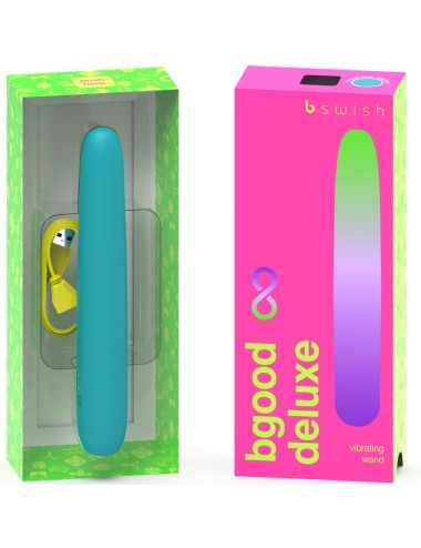 B SWISH - BGOOD INFINITE DELUXE WIEDERAUFLADBARER VIBRATOR BLAUES SILIKON