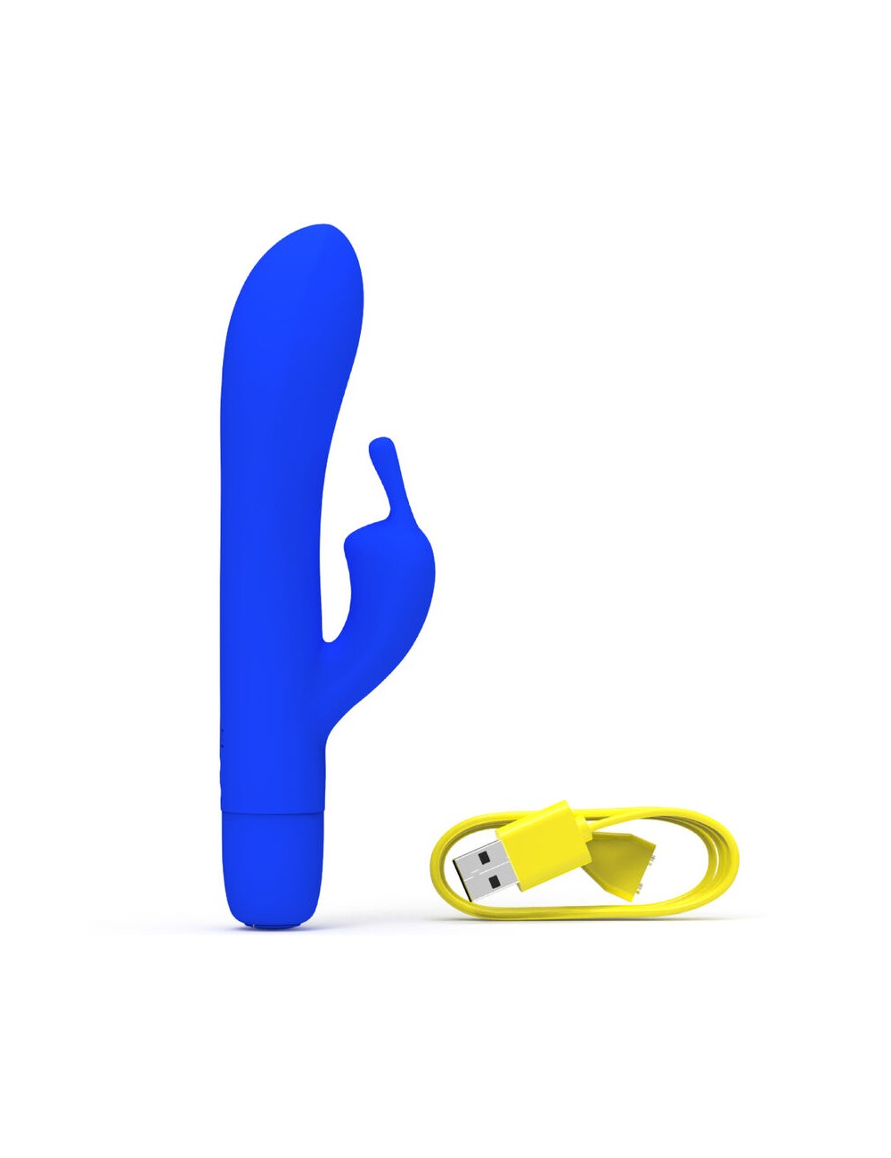 B SWISH - BWILD BUNNY INFINITE KLASSISCHER WIEDERAUFLADBARER VIBRATOR AUS BLAUEM SILIKON