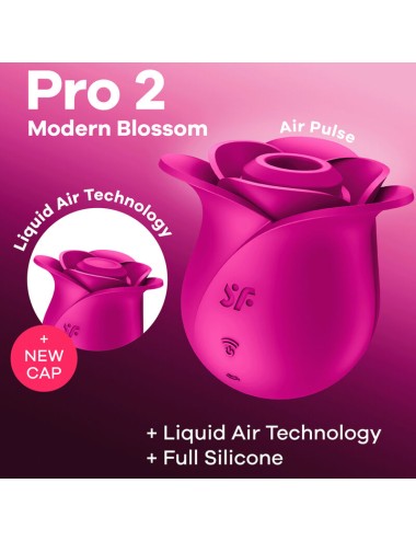 SATISFYER - AIR PULSE PRO 2 MODERNER BLOSSOM VIBRATOR