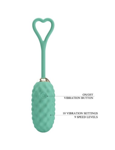 PRETTY LOVE - VIVIAN GREEN VIBRIERENDES EI MIT FERNBEDIENUNG