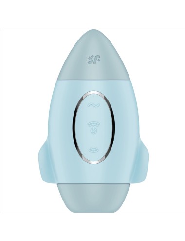 SATISFYER - MISSION CONTROL BLAUER KLEINER DOPPELIMPULS VIBRATOR