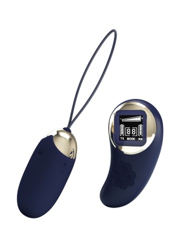PRETTY LOVE - MINA VIBRIERENDES EI MIT FERNBEDIENUNG BLAU