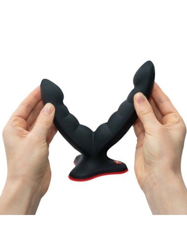 FUN FACTORY - RYDE DOPPELDILDO & MASSAGER SCHWARZ