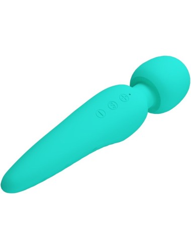 PRETTY LOVE - MEREDITH MASSAGER 12 VIBRATIONSMODI AQUA GRÜN