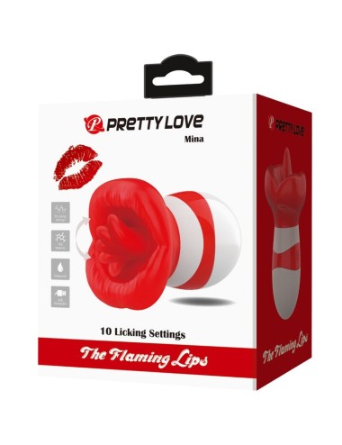 PRETTY LOVE - MINA ZUNGENSTIMULATOR HELLROT