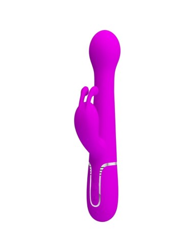 PRETTY LOVE - DEJON RABBIT VIBRATOR 3 IN 1 MULTIFUNKTIONSVIOLETT