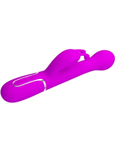 PRETTY LOVE - DEJON RABBIT VIBRATOR 3 IN 1 MULTIFUNKTIONSVIOLETT