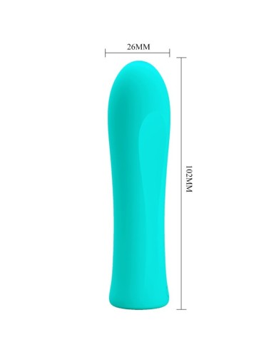 PRETTY LOVE - ALFREDA SUPER POWER VIBRATOR AQUA GREEN