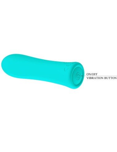 PRETTY LOVE - ALFREDA SUPER POWER VIBRATOR AQUA GREEN